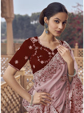 Womens Premium Fashion Ethnic Pink Color Saree-MLSHWSA2164PNK0ONE